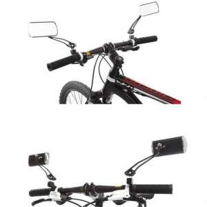 Kerékpár visszapillantó tükrökkel a kormányra szerelve a jobb láthatóságért - Kerékpár tükör