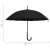 Fekete automatikus esernyő horoggal ellátott nyéllel, vidaXL