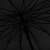 A fekete automatikus esernyő belső nézete, vidaXL