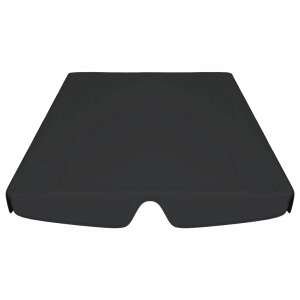 Fekete csere ponyva kerti hintaágyhoz - Hintaágy kiegészítő