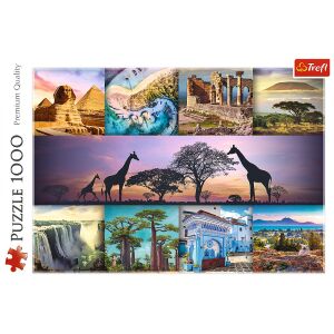 Afrika-Collage 1000 Teile HQ-Puzzle Puzzle - Trefl