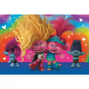 Trefl Trolls svjetlucava slagalica 60 komada s Poppy i Branch - Puzzle
