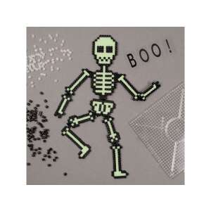 Sötétben világító vasalható gyöngyökből készült csontváz kézműves projekt - Playbox