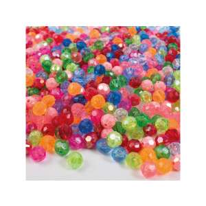 PlayBox 250 darabos színes műanyag gyöngyök kézműveskedéshez és ékszerkészítéshez - Playbox