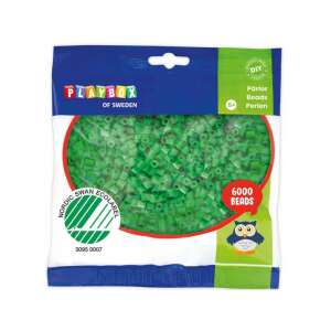 PlayBox 6000 darabos zöld 5mm-es MIDI vasalható gyöngy csomagolásban - Playbox