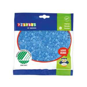 PlayBox 6000 db világoskék 5mm-es MIDI vasalható gyöngy, környezetbarát, Nordic Swan Ecolabel - Playbox