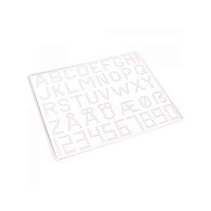 PlayBox 5mm-es MIDI vasalható gyöngy alaplap betűkkel, számokkal és szimbólumokkal, 5 db-os csomag - Playbox