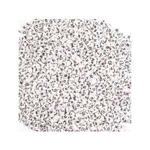 500 darabos fehér betűs gyöngy ékszerkészítéshez és kézműveskedéshez - Gyöngy & Gyöngyfűző