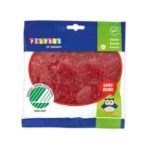 PlayBox 6000 sötét piros 5mm-es MIDI vasalható gyöngy, Nordic Swan Ecolabel - Playbox