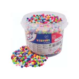 PlayBox 5000 darabos színes gyöngy szett tárolóban, ékszerek készítéséhez és kézműveskedéshez - Playbox