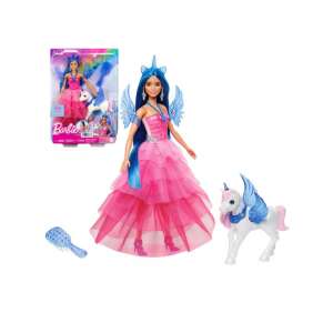 Barbie Saphir Pegasus Prinzessin Puppe mit Flügeln, Einhorn und Zubehör in der Verpackung - Mattel Baba