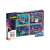 Puzzle Batwheels 4 în 1 Supercolor de la Clementoni, cu 4 puzzle-uri diferite cu 12, 16, 20 și 24 piese