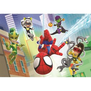 Clementoni Disney Spidey és csodálatos barátai 60 darabos puzzle Spidey-vel és barátaival - Clementoni Puzzle