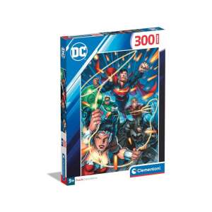 DC Comics Igazság Ligája 300 darabos Super puzzle a Clementonitól, Superman, Wonder Woman, Batman, Zöld Lámpás és Flash szerepel rajta - Clementoni Puzzle