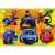 Batwheels Puzzle Bild - Batman, Batgirl und Robin