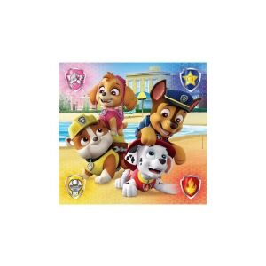 Puzzle Clementoni Patrula Cățelușilor Supercolor cu Chase, Marshall, Skye și Rubble - Puzzle 3D & Puzzle cu burete