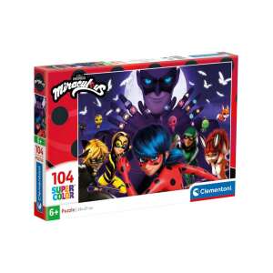 Miraculous Katicabogár és Fekete Macska 104 darabos Supercolor puzzle a Clementonitól - Clementoni Puzzle