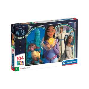 Disney Wish 104-teiliges Supercolor-Puzzle mit Figuren aus dem Film, Clementoni - Puzzle & Rätsel