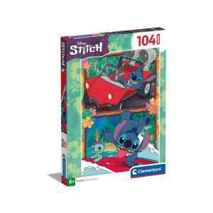 Disney Stitch 104 darabos Super puzzle a Clementonitól, Stitch-csel autóban és szörfözés közben - Clementoni Puzzle