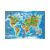 Clementoni Puzzle Mapa Świata Dinozaurów - 180 elementów ułożone