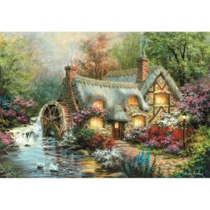 Puzzle complet Clementoni Erdei Faház 1500 piese - Puzzle 3D & Puzzle cu burete