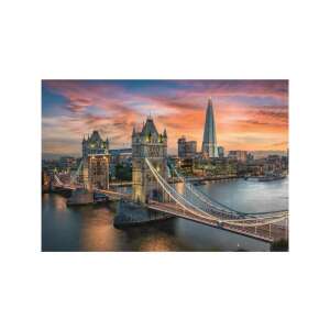 Clementoni Londoni alkonyat 1500 darabos puzzle, Tower Bridge, London skyline, sunset, night view - Clementoni Puzzle