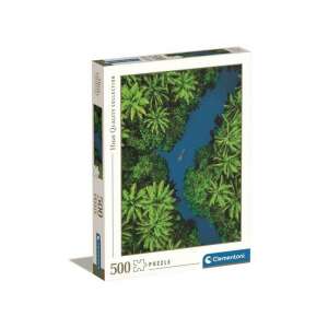 Clementoni puzzle 500 piese, Vedere aeriană tropicală, High Quality Collection - Puzzle 3D & Puzzle cu burete