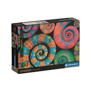 Clementoni Colorboom Collection 500-teiliges Puzzle mit bunten Chamäleon-Spiralen - Puzzle & Rätsel
