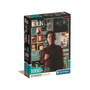 Puzzle Clementoni cu 1000 de piese cu Berlin din serialul Netflix La Casa de Papel - Puzzle 3D & Puzzle cu burete