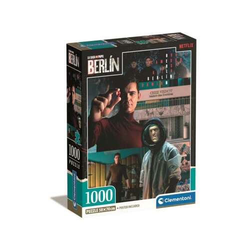 A nagy pénzrablás: Berlin izgalmas jelenetek 1000 db-os Compact puzzle 50x70cm - Clementoni