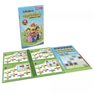 Thinkfun Super Mario Събиране на монети магнитна игра за пътуване с кутия и дъска - ThinkFun