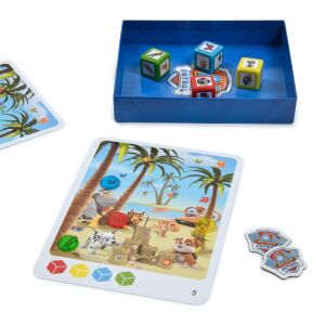 Компоненти на играта Paw Patrol Finders Seekers: карти, зарове, жетони - Настолна игра и Маса за джаги и аксесоари