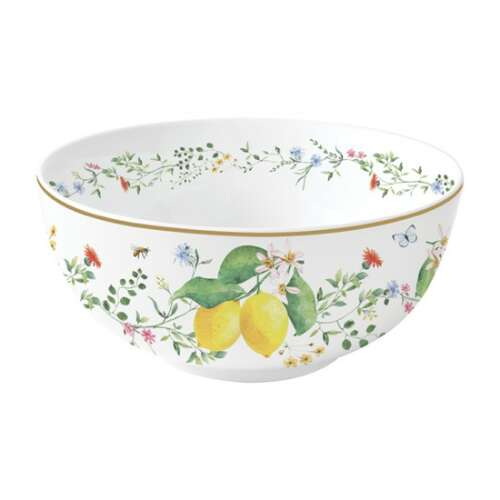 R2S.1191FCIT 15cm porcelántál Fleurs et Citrons mintával
