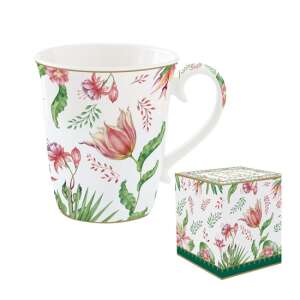 R2S.1171BOCH Botanic Chic porcelánbögre, 275ml, virágmintával - Nonbrand Bögre