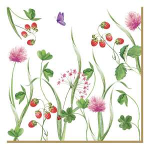 En Plein Air virágmintás papírszalvéta, 33x33cm, 20 db-os - Szalvéta