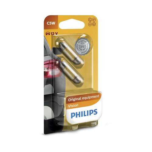 Philips C5W 12V 5W izzókészlet csomagolásban 