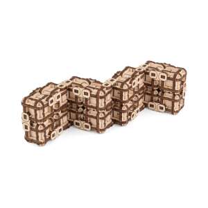 EWA Șarpe Metamorfic 3D puzzle din lemn, asamblat în formă de șarpe - Puzzle 3D