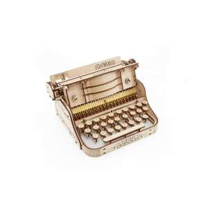 EWA 3D Wooden Vintage Typewriter Puzzle, 453 pieces - Puzzle