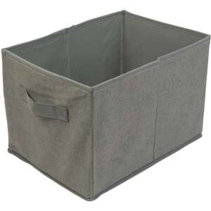 Bewello Szövet Tárolódoboz - Merev - 32x22x22 cm - Szürke