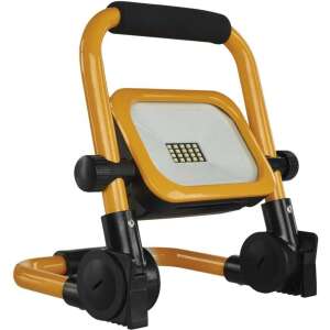 EMOS Profi LED hordozható reflektor ACCO, elülső nézet a LED lámpákkal és a összecsukható fogantyúval - EMOS