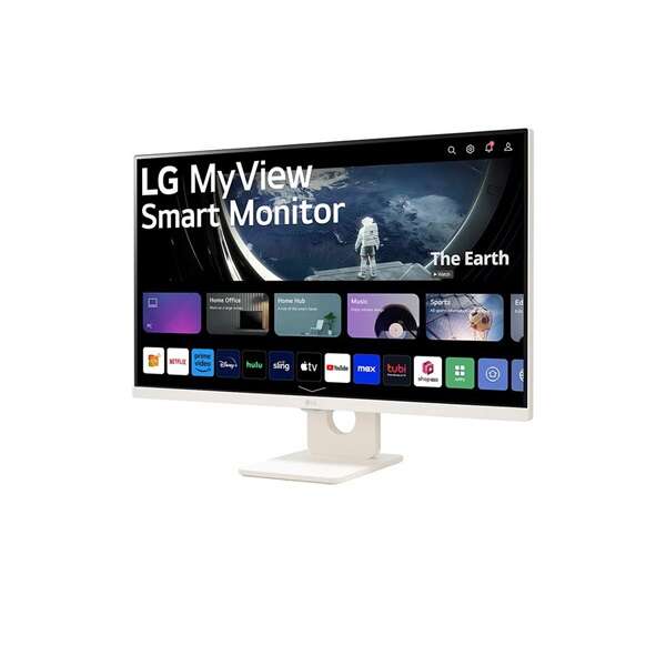 Lg monitor 27" smart, 27sr50f-w (ips; 16:9; 1920x1080; 14ms; 250c...