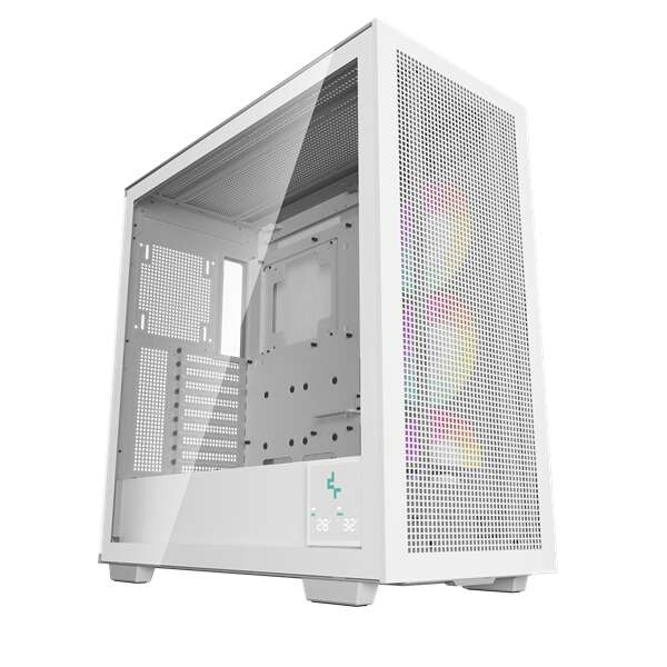 Deepcool számítógépház, morpheus wh (fehér, moduláris, 1x420mm ve...