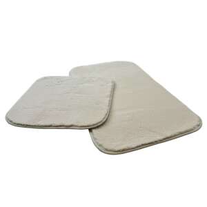 Royal 252-2 Bézs 2 Részes Fürdőszoba Szőnyeg 50x80 + 50x45cm - Fürdőszoba bútor