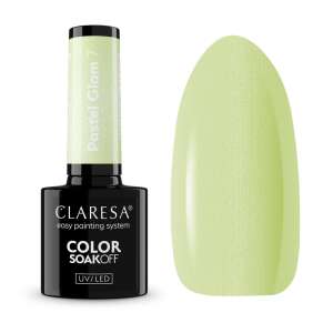 Claresa Pastel Glam 7, hellgrüner Gellack mit Perlmutteffekt, 5g - Gel-Lack