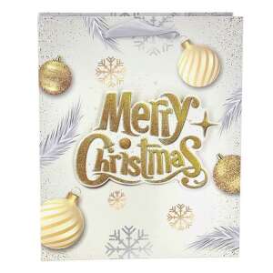 CREATIVE Simple S karácsonyi ajándékcsomag arany csillogással és hópelyhekkel - Művészet & Hobbi