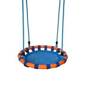 Kék-narancs fészekhinta, 60 cm átmérőjű, gyerekeknek - Szabadtéri játék és felszerelés
