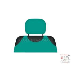 Zöld SHIRT COTTON fejtámlahuzatok autós ülésekhez, 2 db-os csomag - Nonbrand Autó üléshuzat