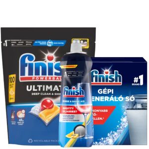 Finish Ultimate All in 1 Starter Pack of 100 capsules 138924348 - Dishwasher Tablet