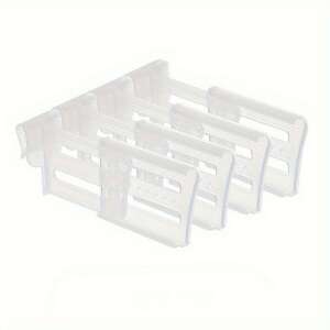 4db Separator de frigider, pentru organizarea rafturilor din frigider, pentru depozitarea sticlelor și borcanelor, pentru organizarea în frigider - Accesorii pentru frigider