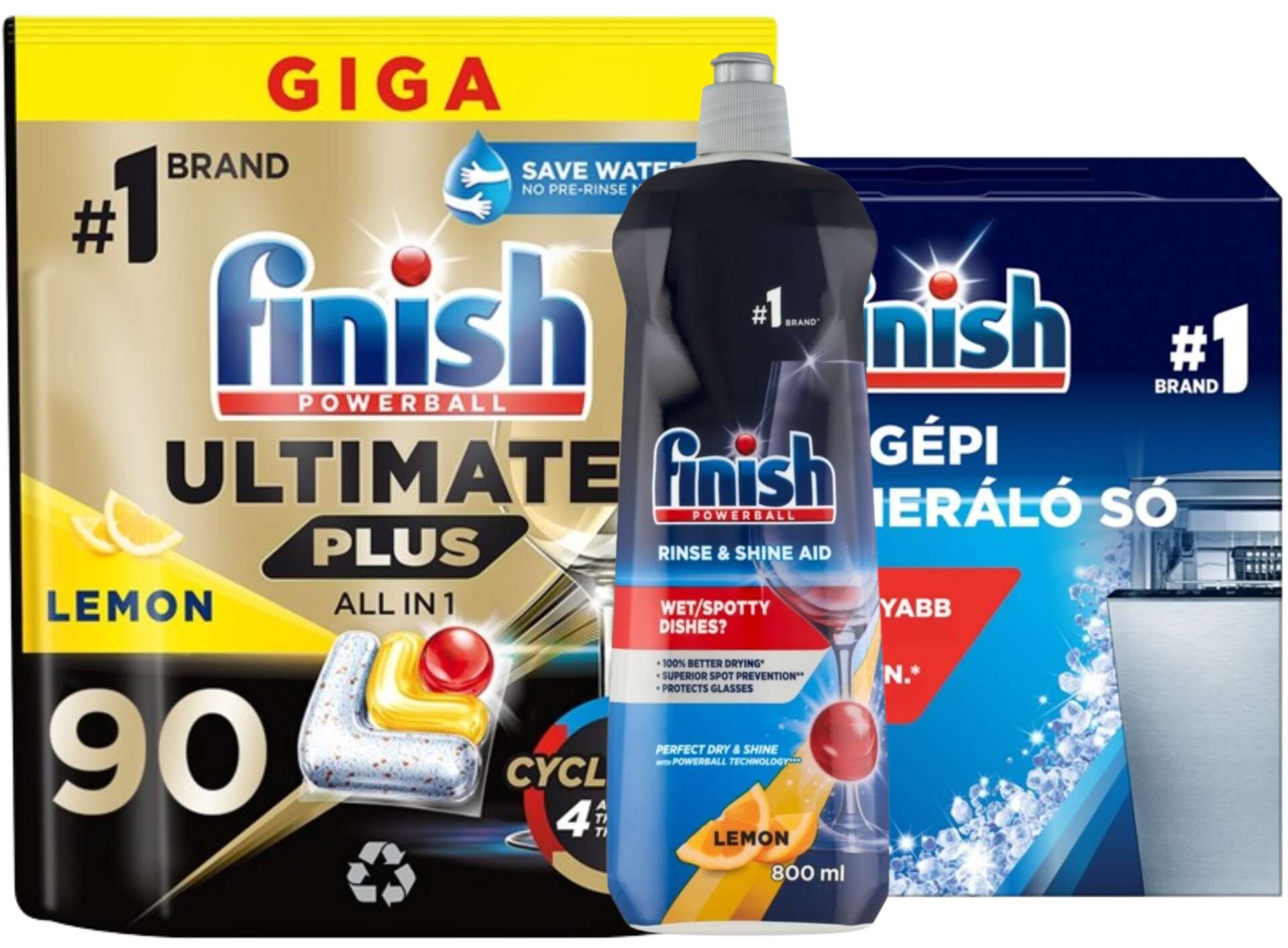 Finish Ultimate Plus všetko v 1 Starter Pack 90 kapsúl